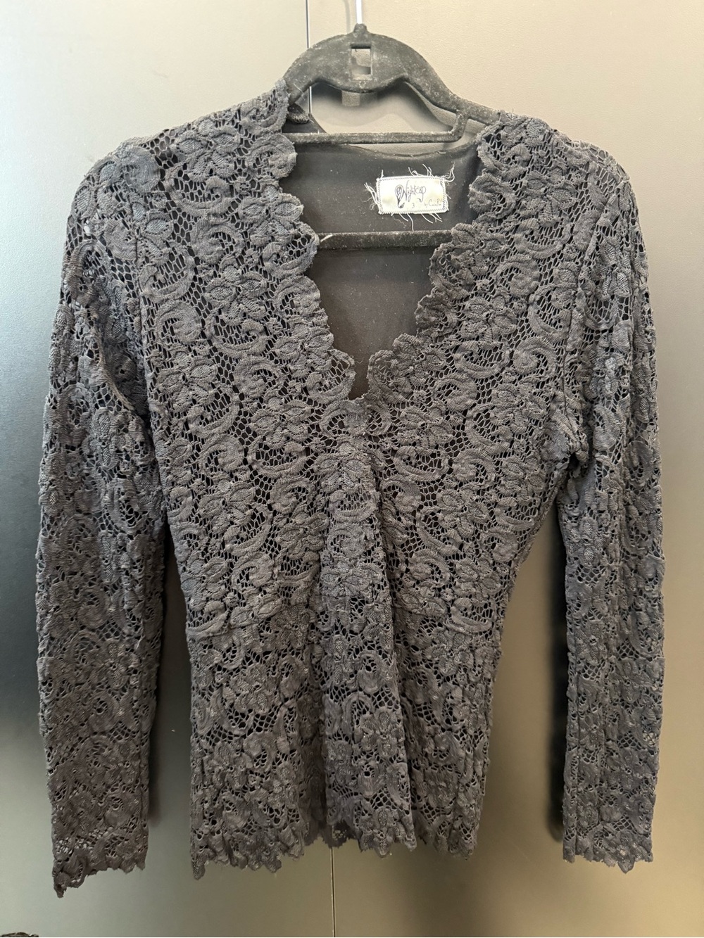 Nightcap Black Lace Top- Size 3 (L)